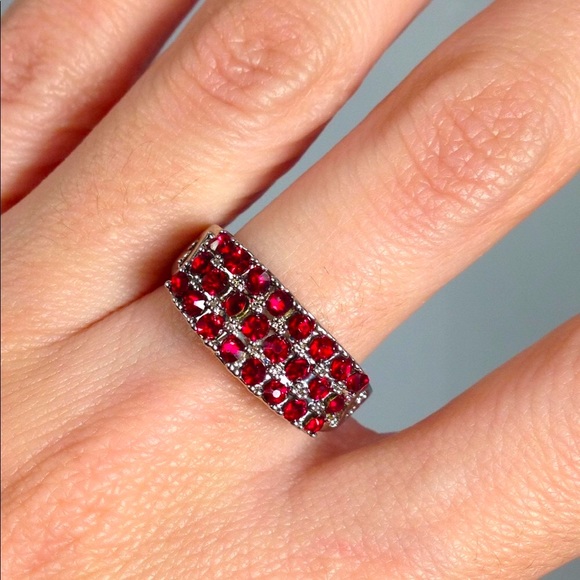 Jewelry | Stunning Ruby Accents Ring Size 1 | Poshmark